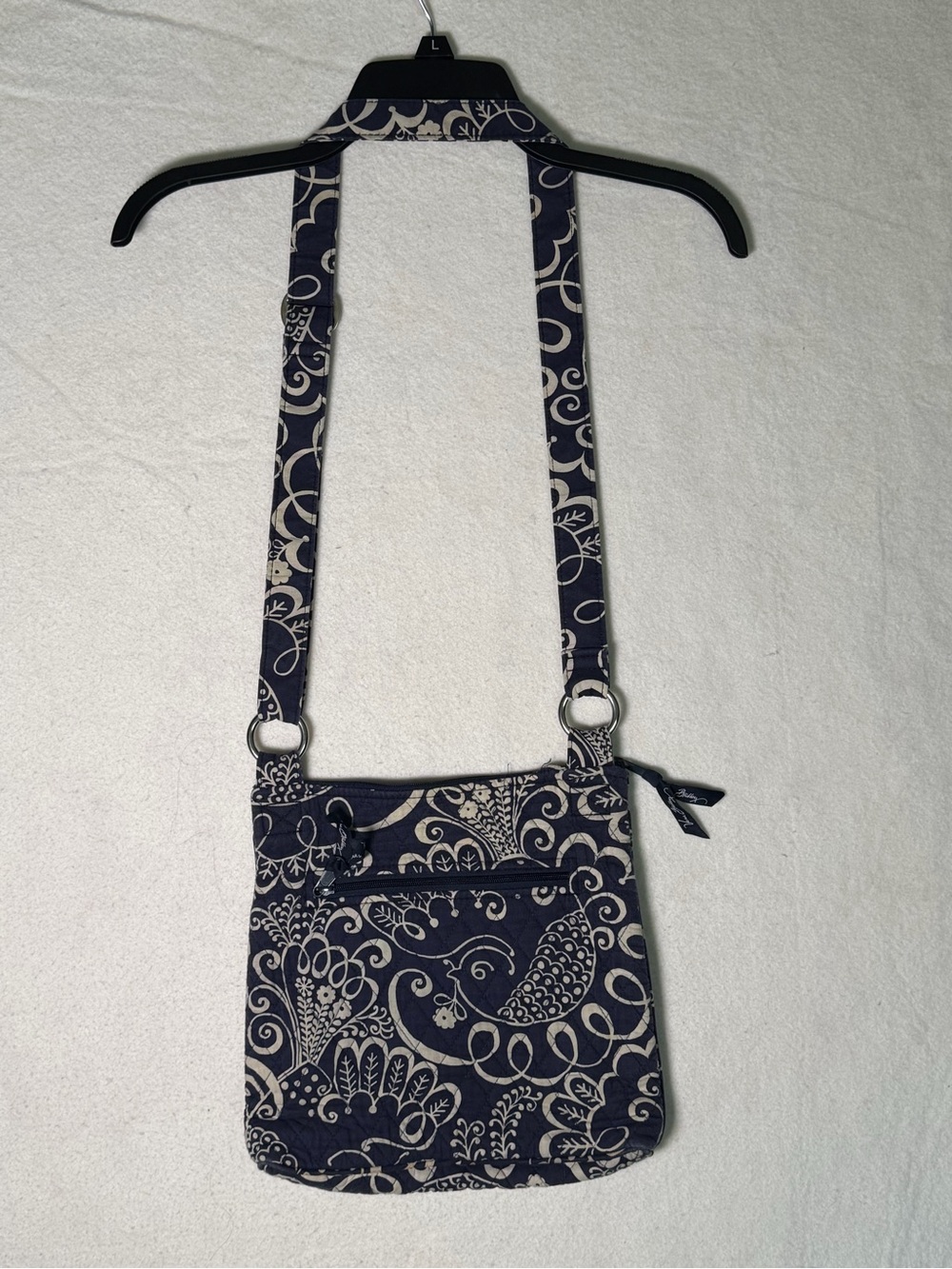 Vera Bradley Retired Twirly Bird Pattern Hipster Crossbody Bag - Picture 6 of 8